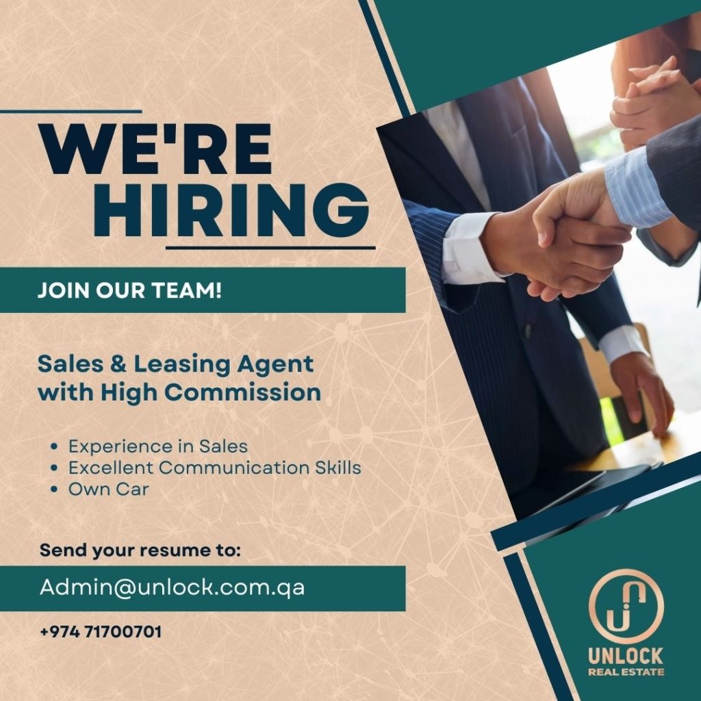 Qatari real estate agent assisting clients
